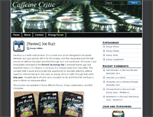 Tablet Screenshot of caffeinecritic.com